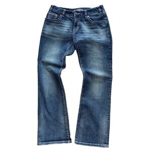 Rock & Roll Denim Women’s 32x32 Bootcut Jeans Thick Stitch Riding Rodeo Western